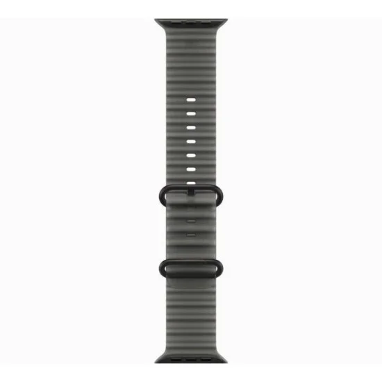 Apple Watch Ultra 4 GPS + Cellular 49mm Black Titanium Case with Translucent Black Ocean Band
